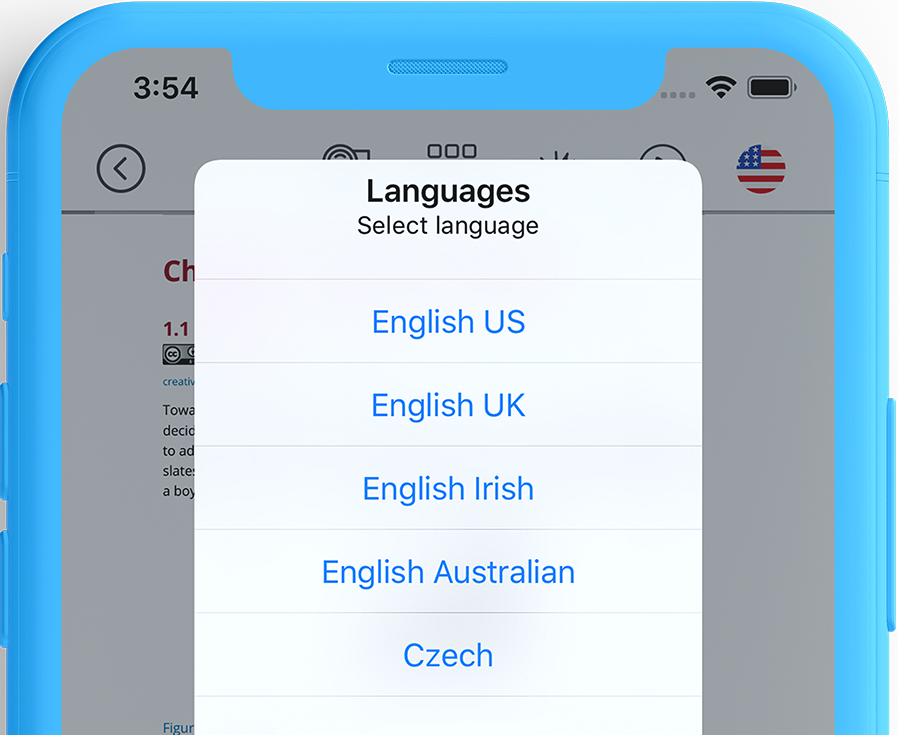 Over 30 languages